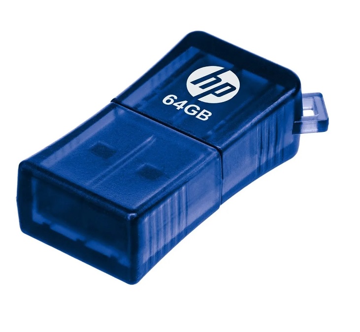 MEMORIA HP USB V165W 64GB BLUE 4